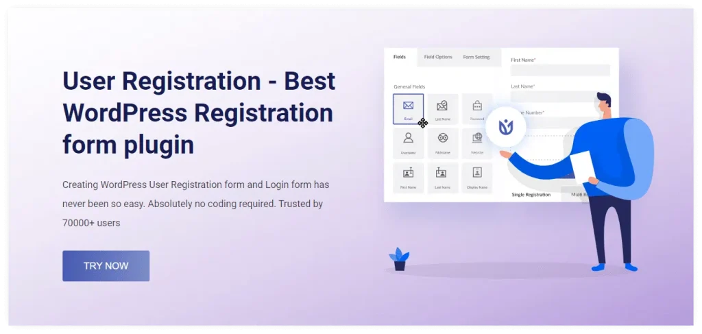 افزونه سفارشی سازی  User Registration